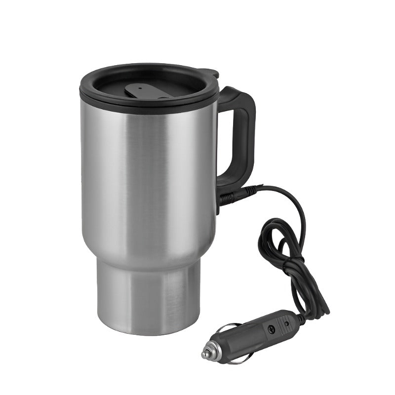 Car Kettle 450ml Onever Car Heating Cup Stainless Steel Tea Water Heater - Chi's Edibles